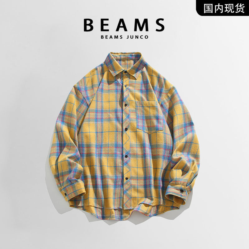 Spring and Autumn Casual Lapel Shirt Fashion Port Style