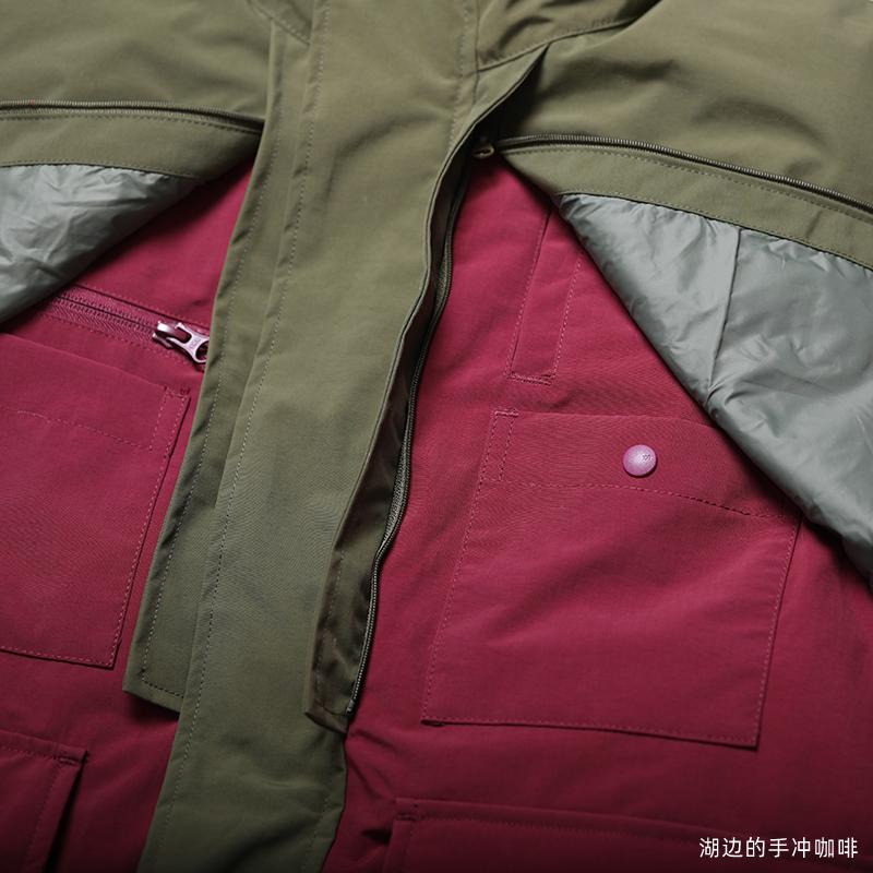 In stock, Japanese baby pier39 logger winter color-block multi-pocket waterproof function down vest