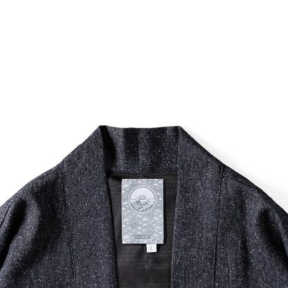 Chensha Hanfu Taoist Robe – Vintage Modified Wide-Front Unisex