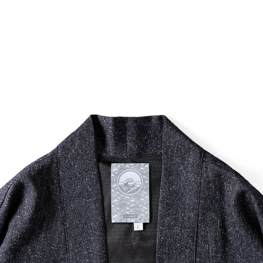 Chensha Hanfu Taoist Robe – Vintage Modified Wide-Front Unisex