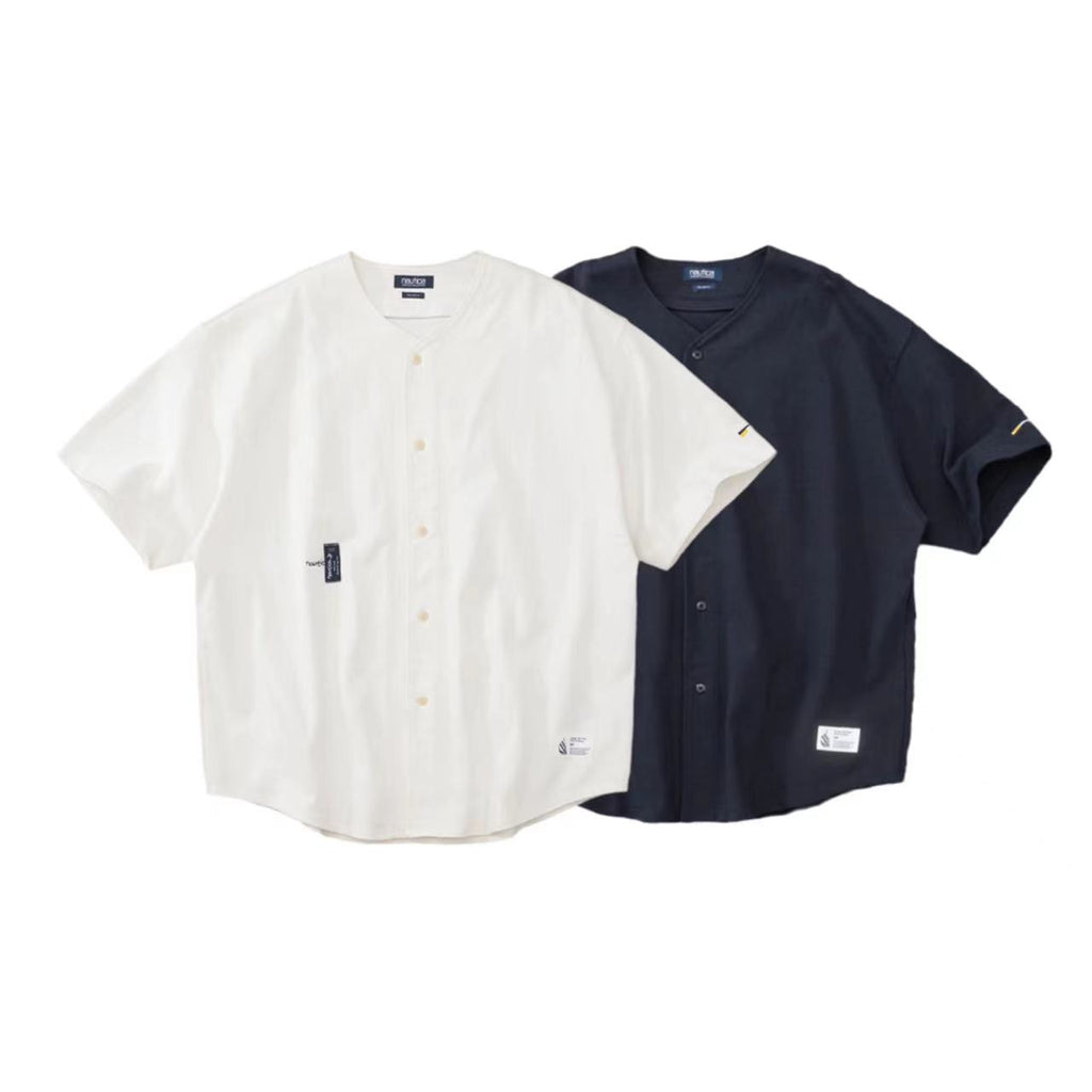Japanese Hasegawa loose profile heavy short sleeve baseball shirt