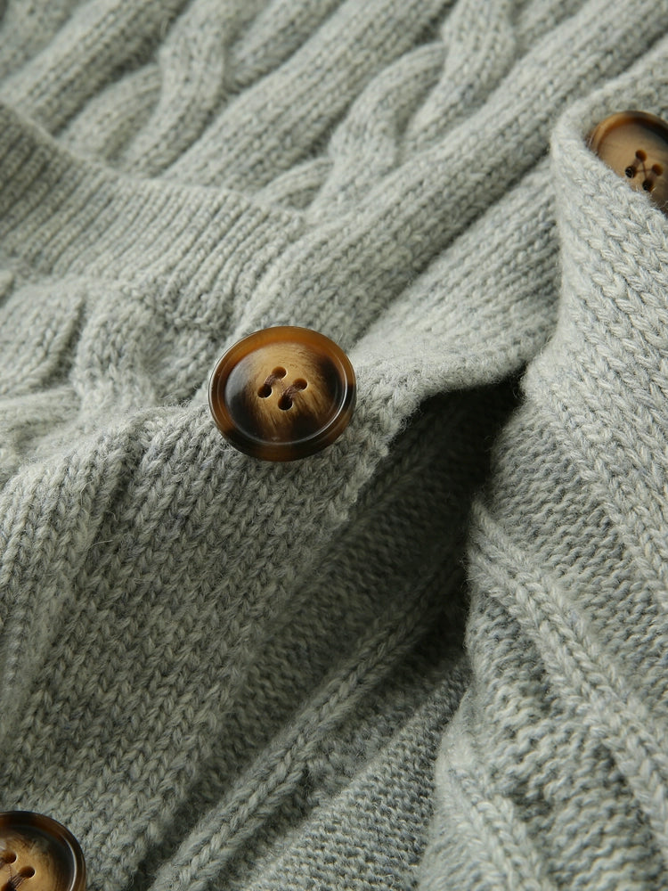 A small amount of goodies! Heavy all-wool! Foreign trade tail list men's autumn and winter thickened knitted cardigan sweater jacket tide