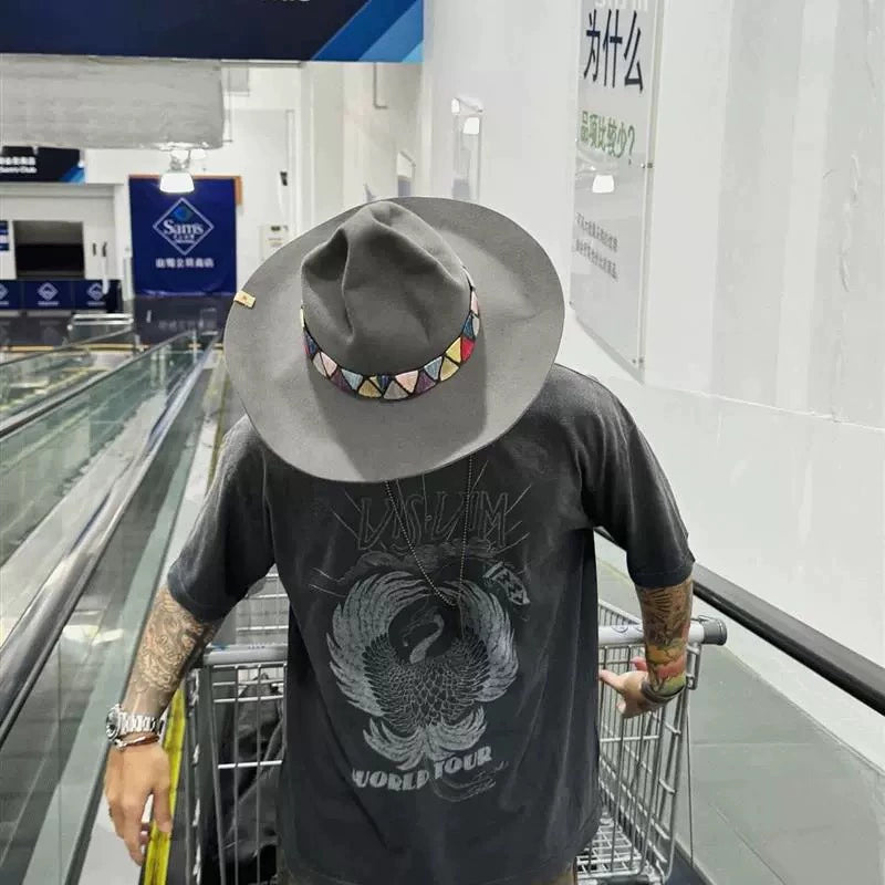 kofu 23AW JUMBO Japanese Nakamura casual wash distressed batik crane short sleeves