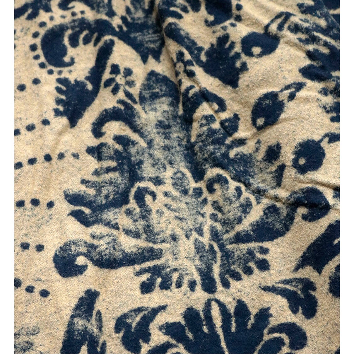 Japanese vintage floral print loose long sleeve shirt jacket