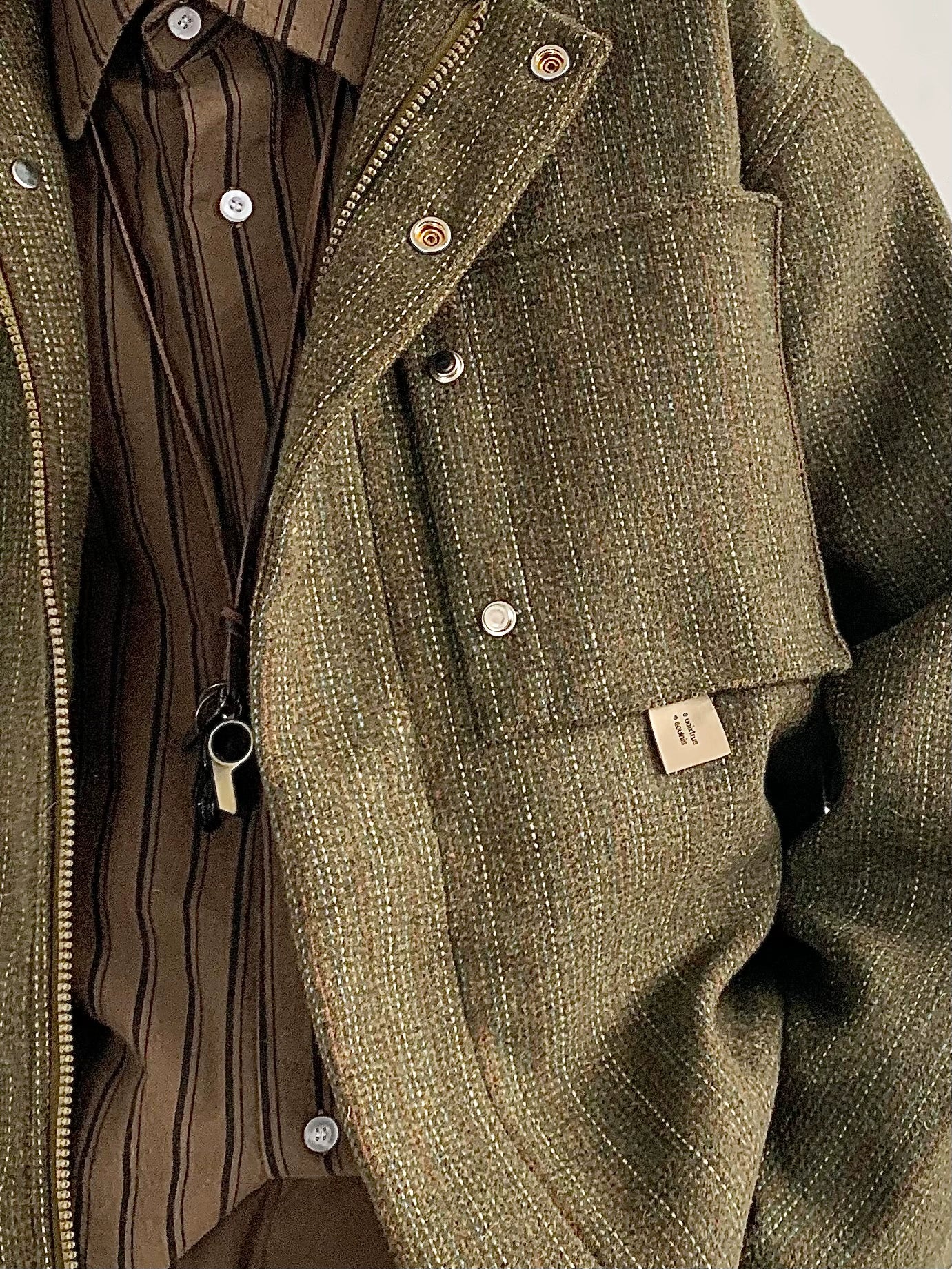 Japanese Retro Weave Cargo Jacket – Textured Spring-Style (Unisex)