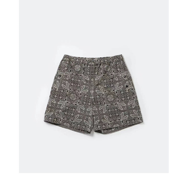 24SS DAIWA PIER39 Japanese cashew pattern summer men's and women's versatile loose casual drawstring shorts