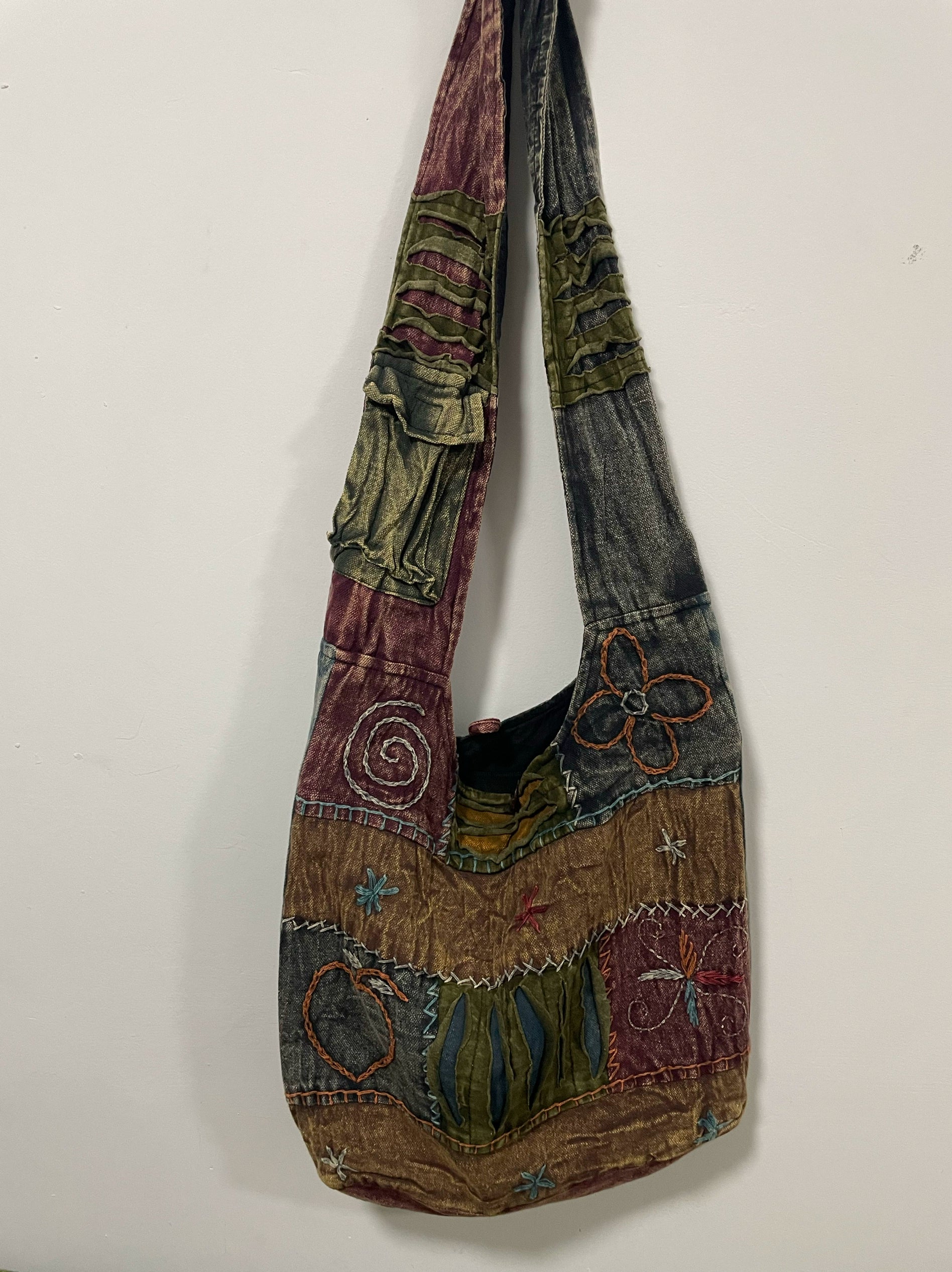 Nepalese women's bags, net red bags, handmade bags, large-capacity shoulder bags, travel outdoor storage, cross-body bags