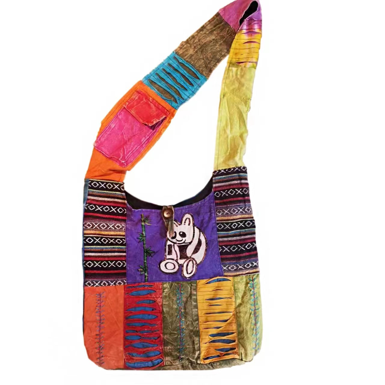 Nepalese women's bags, net red bags, handmade bags, large-capacity shoulder bags, travel outdoor storage, cross-body bags