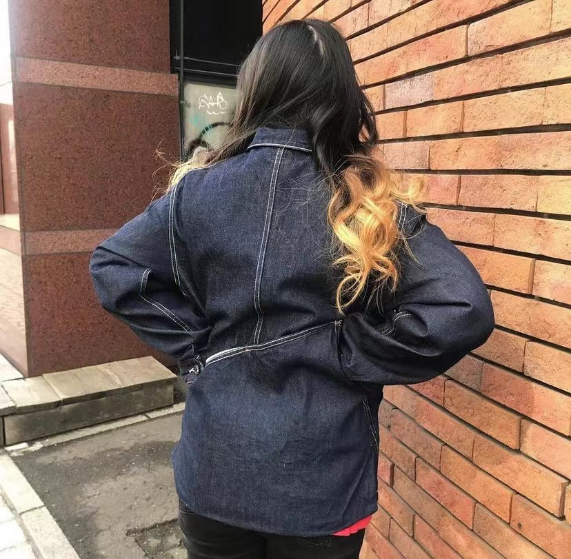 Vintage Hirata Kazuhiro Irregular Large Pocket Lapel Japanese Vintage Cargo Jacket Jacket