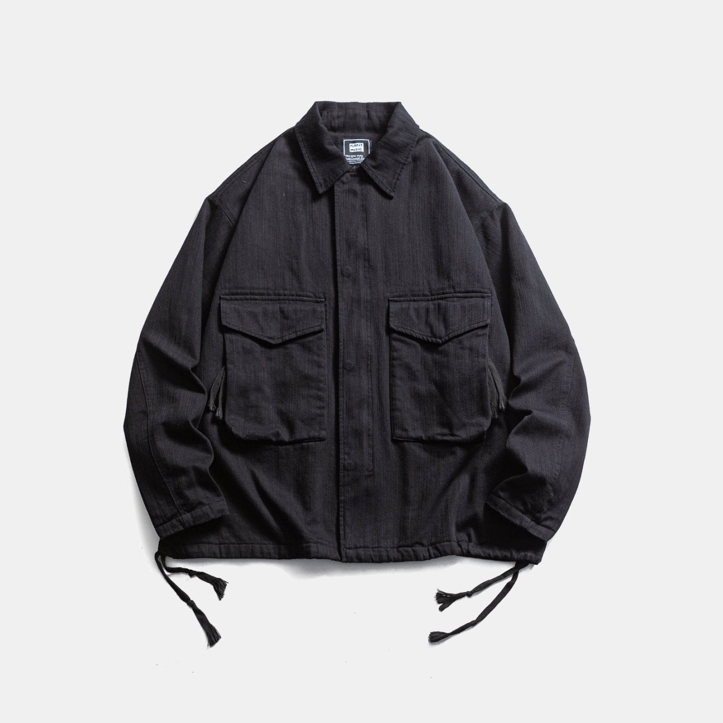 Japanese Vintage Cargo Lapel Jacket – Loose Unisex Spring Autumn – Japanese vintage | yamalin clothes | Yamalinclothes