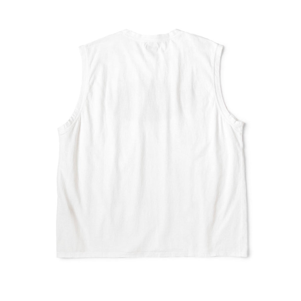 25SS Japanese casual fun print cotton loose crew neck sleeveless vest T-shirt