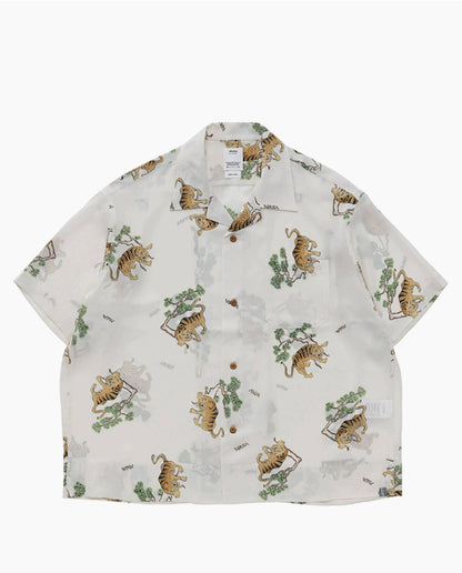 COPA Nakamura Beach Hawaiian Japanese tide casual tiger short sleeve shirt