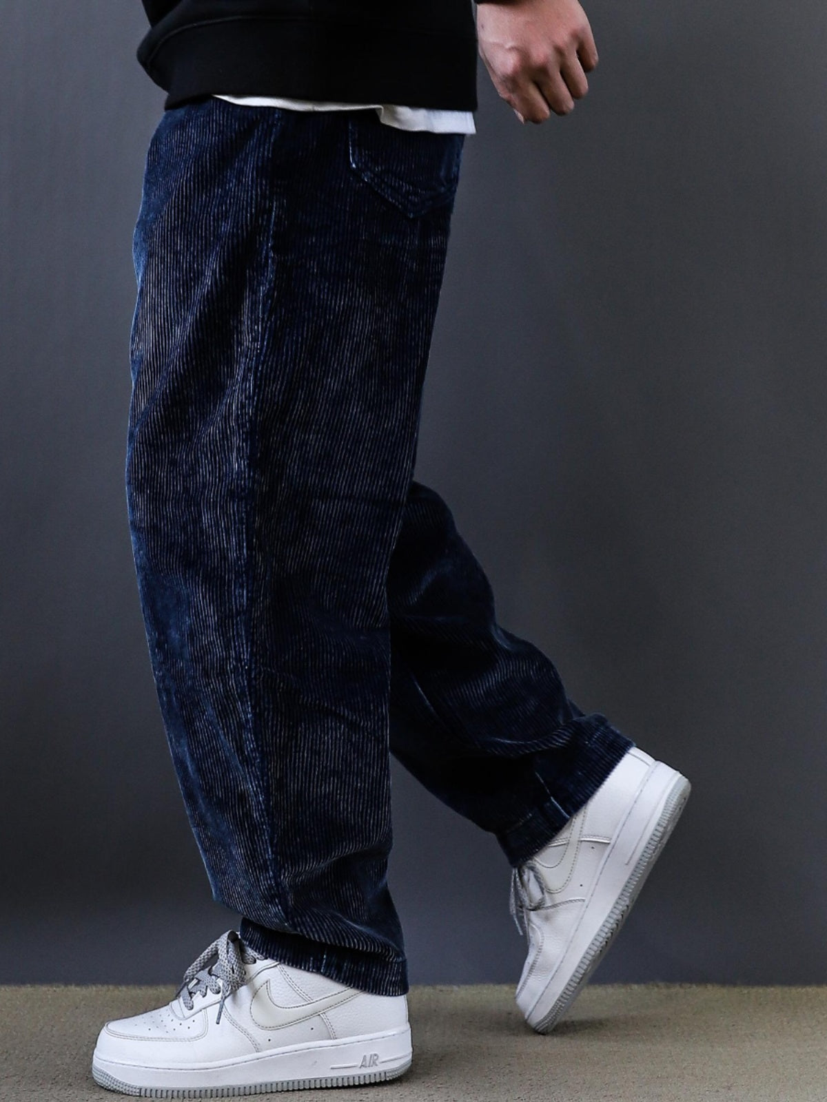 Spring Autumn 2025 Men's Japanese Corduroy Casual Pants Vintage Drawstring Athletic Pants Men's Spring and Autumn Pants