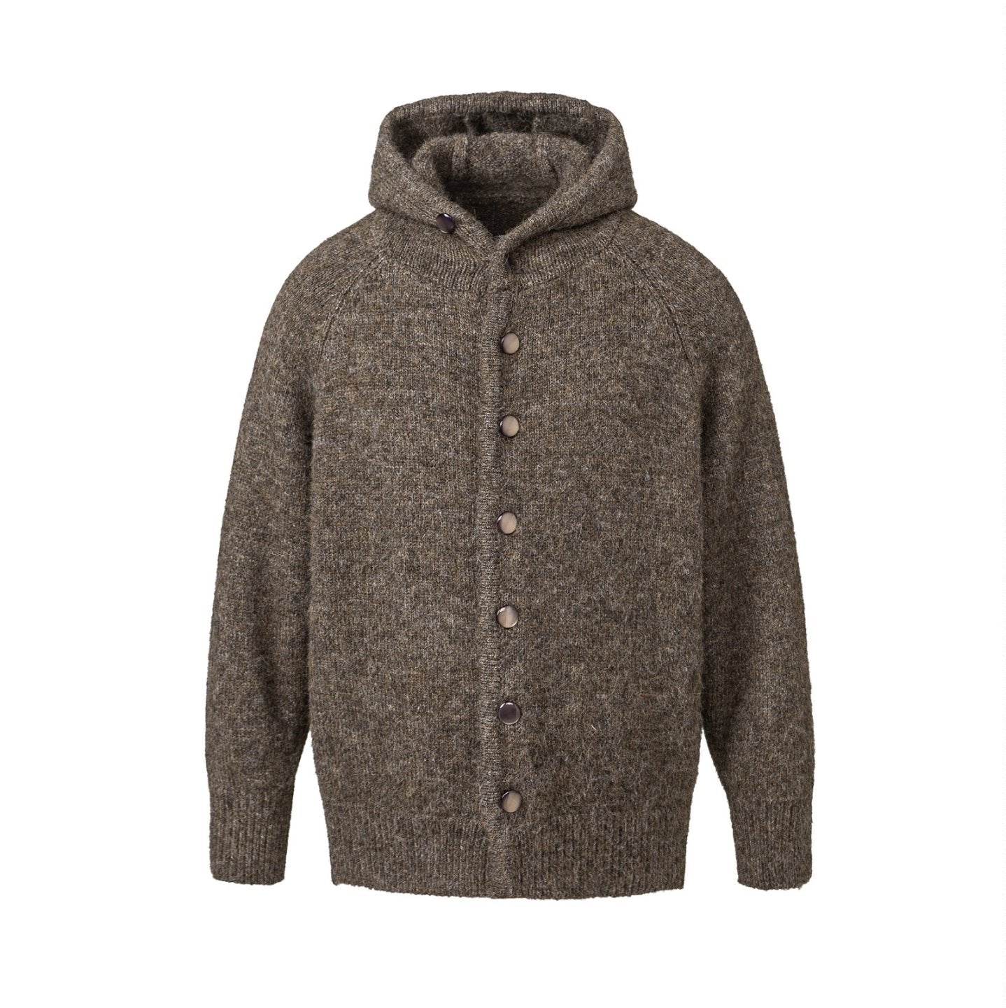 Vintage Hooded Knit Cardigan – Loose Unisex Lazy Style – Japanese vintage | yamalin clothes | Yamalinclothes