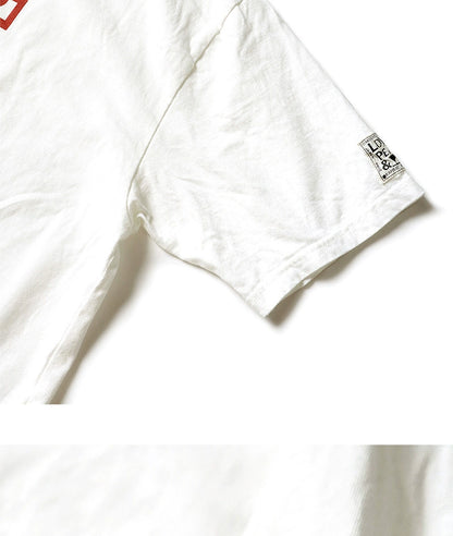 Japanese casual unisex trend print logo short sleeve T-shirt