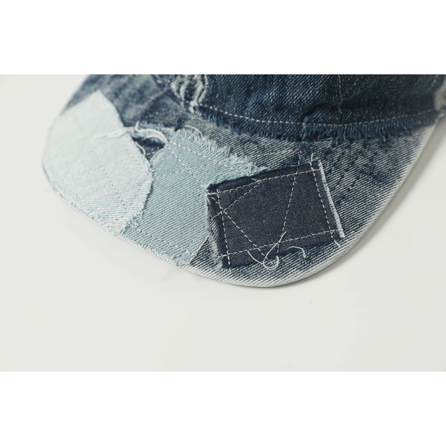 Niche designer brands: patched distressed casual hats, Japanese vintage workwear baseball caps, men's and women's hats