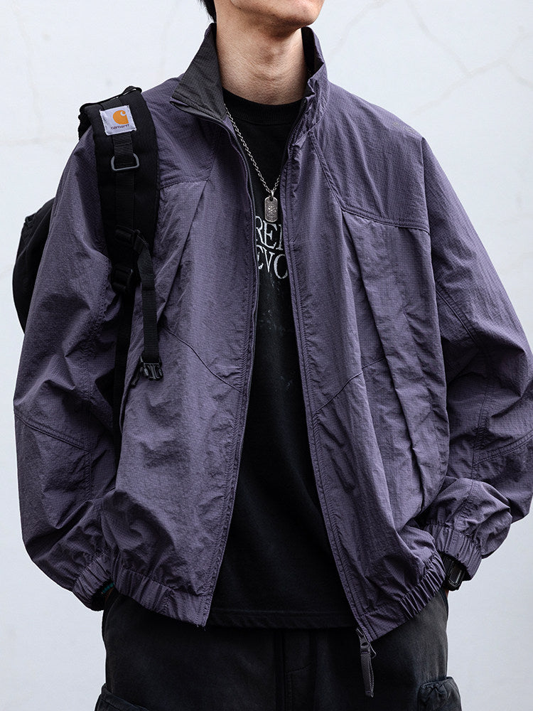 Quick-Dry Stand-Collar Outdoor Jacket – Mountain Oversized Unisex – Japanese vintage | fall outfits 2026 | fall winter outfits | classy winter outfits | lazy comfy outfits | japanese streetwear | vintage workwear | yamalin clothes | Yamalinclothes