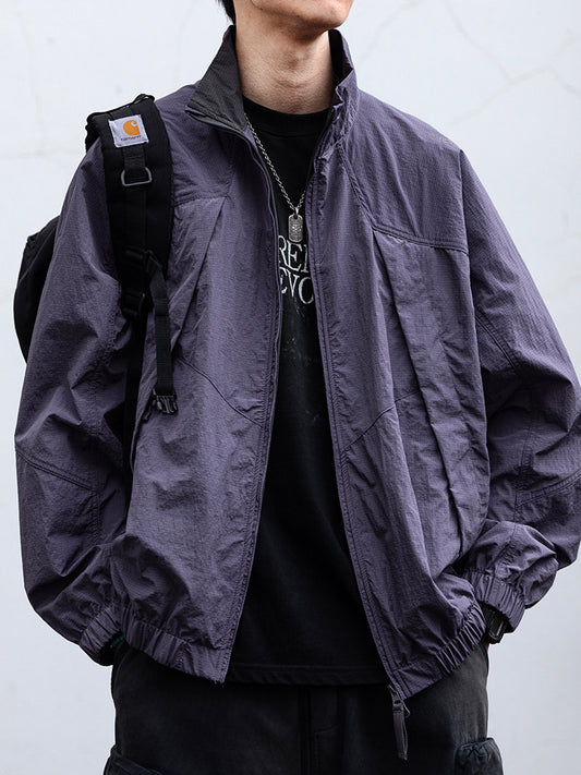 Quick-Dry Stand-Collar Outdoor Jacket – Mountain Oversized Unisex – Japanese vintage | fall outfits 2026 | fall winter outfits | classy winter outfits | lazy comfy outfits | japanese streetwear | vintage workwear | yamalin clothes | Yamalinclothes