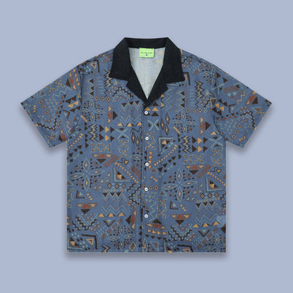 قمصان وودو WOODOO بتصميم فريد على الطراز الأمريكي القديم، طباعة كاملة إبداعية على الجرافيتي، قمصان كاجوال ومتعددة الاستخدامات للرجال والنساء بأكمام قصيرة