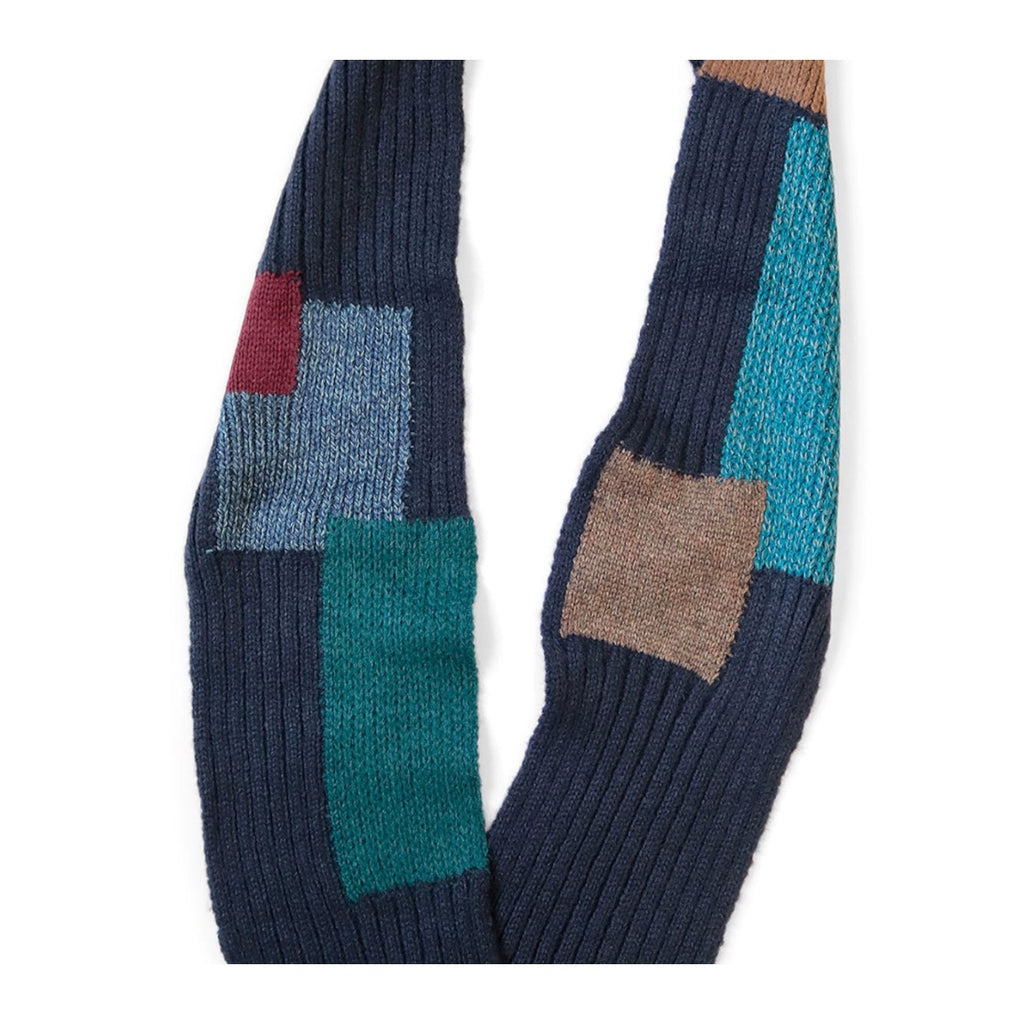 Japanese casual autumn/winter cold hat 2-in-1 patch knitted cold hat scarf