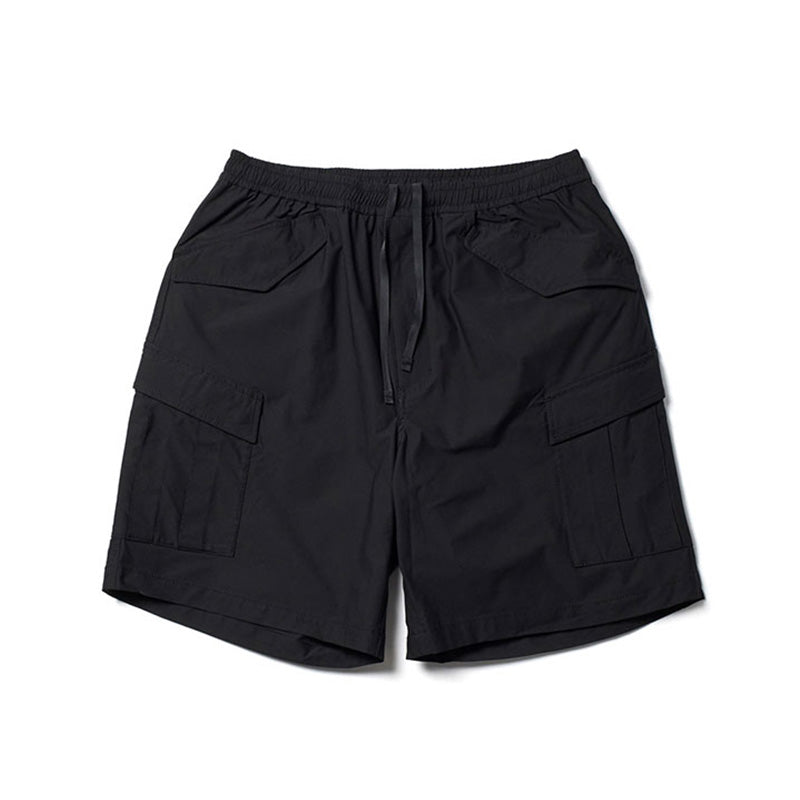 Japanese men's functional wind waterproof multi-pocket tooling shorts couple trend casual pants