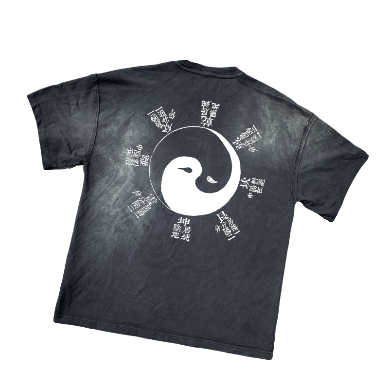 Melanin Tattoo Decadent Dark Niche Short Sleeve Goth Tattoo Artist Washed Distressed T-Shirt