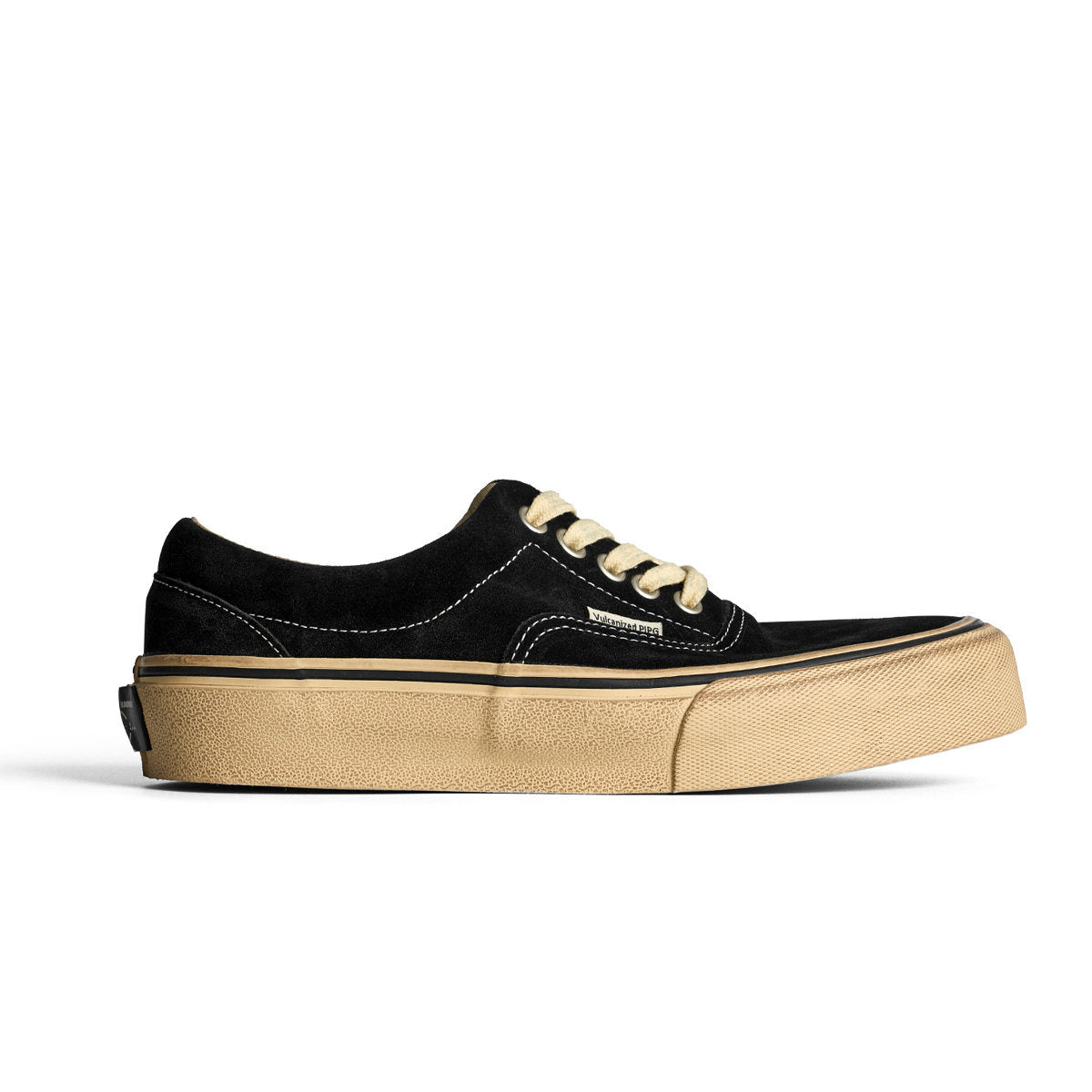 suede low-top canvas shoes Thick-soled vulcanized shoes Retro Japanese trendy men's and women's crestboard shoes 2025
