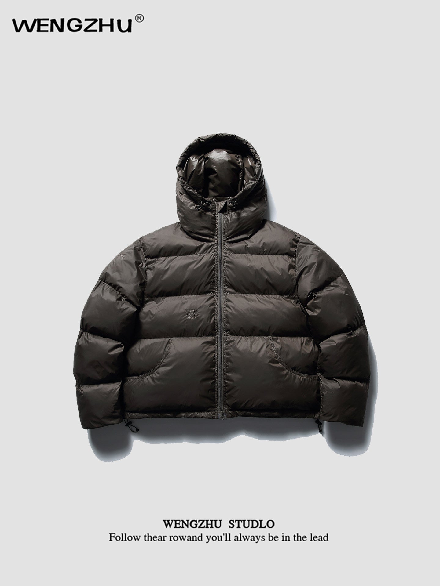 WENGZHU Designer Hooded Puffer Jacket - Loose Warm Bread Coat (Unisex)