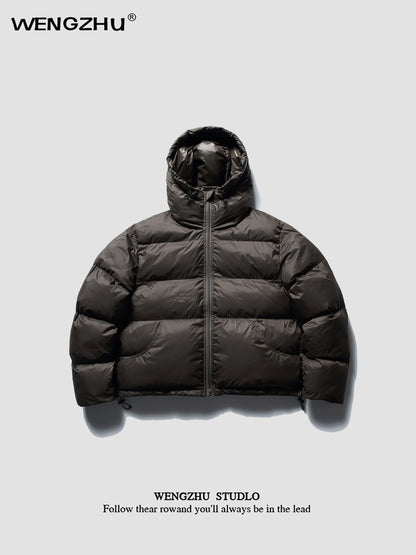 WENGZHU Designer Hooded Puffer Jacket - Loose Warm Bread Coat (Unisex)