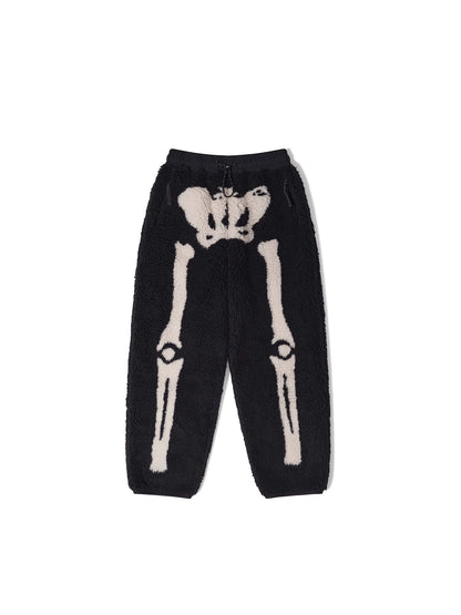 Kapital 25AW Bieber Same Trousers - Japanese Warm Lambswool Bone Pattern Pants
