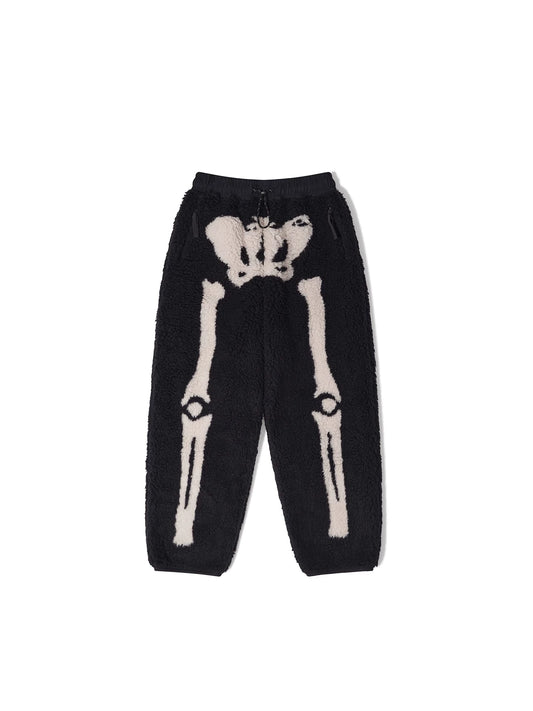 Kapital 25AW Bieber Same Trousers - Japanese Warm Lambswool Bone Pattern Pants