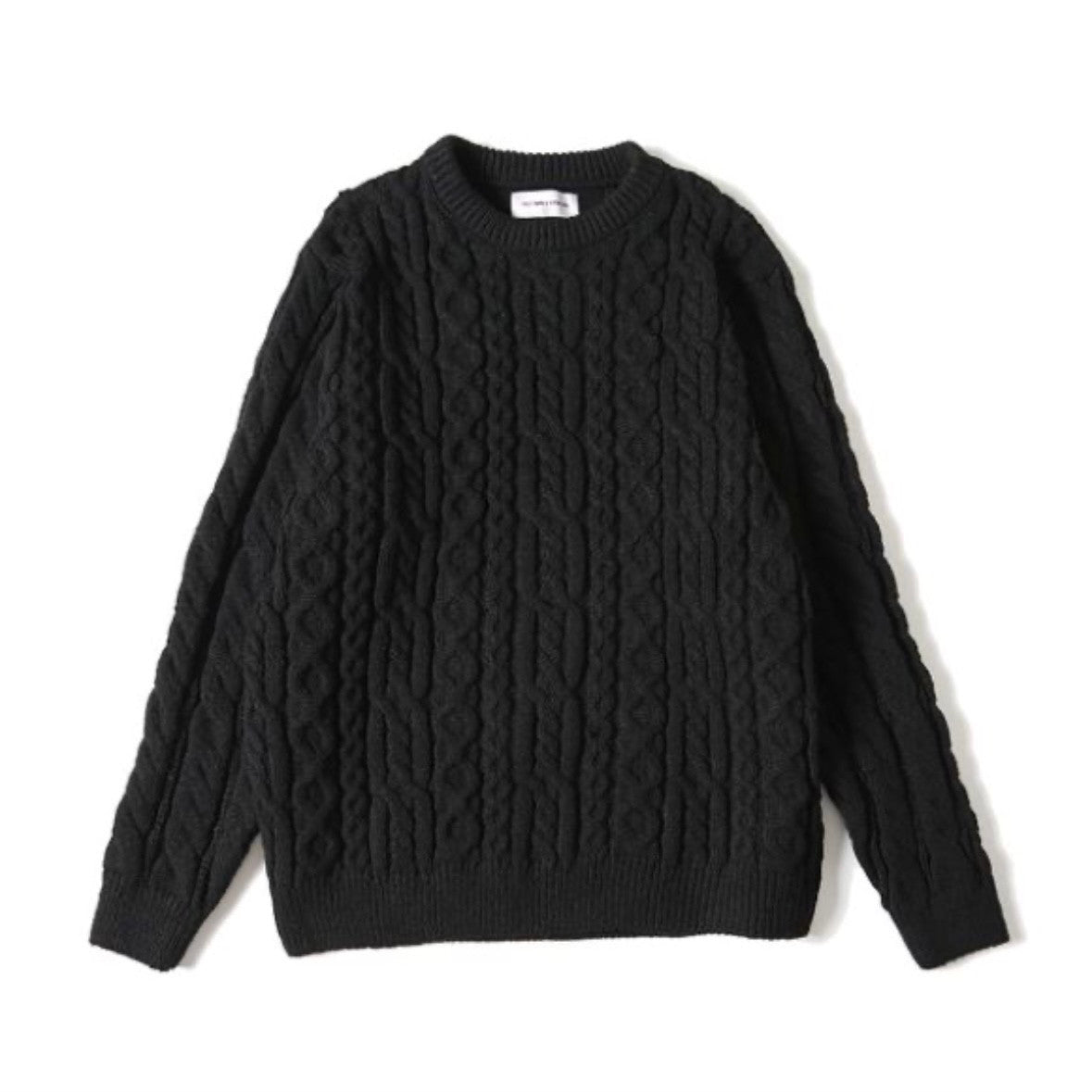 Japanese Jacquard Knit Sweater – Vintage Braided Unisex – Japanese vintage | yamalin clothes | Yamalinclothes