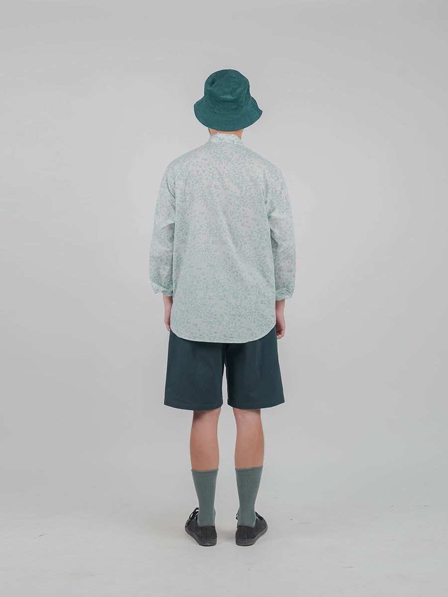 spring and summer original floral shirt men's long sleeve Japanese literary retro loose casual shirt women's jacket