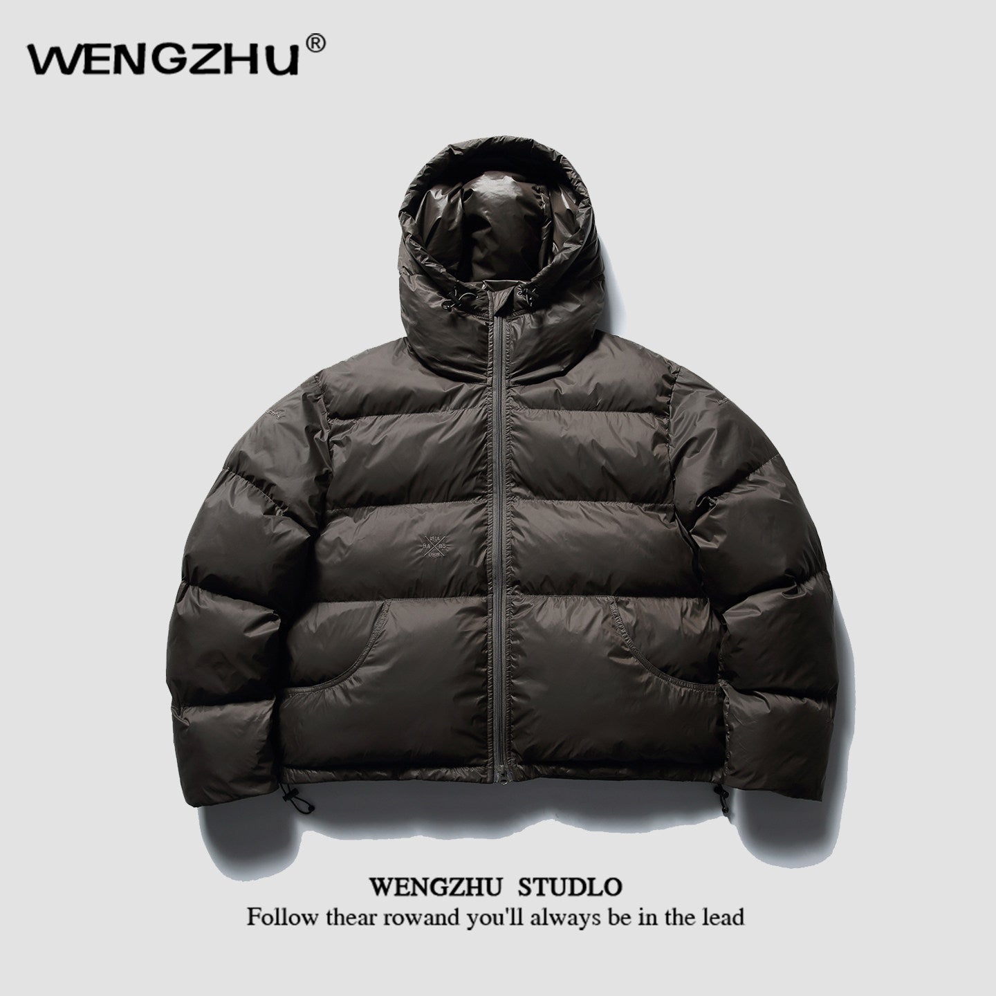 WENGZHU Designer Hooded Puffer Jacket - Loose Warm Bread Coat (Unisex)