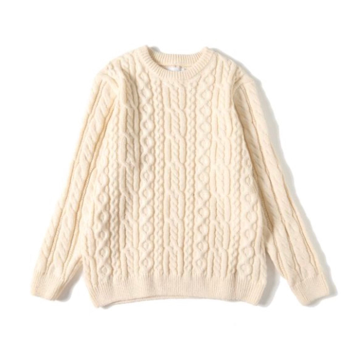 Japanese Jacquard Knit Sweater – Vintage Braided Unisex – Japanese vintage | yamalin clothes | Yamalinclothes