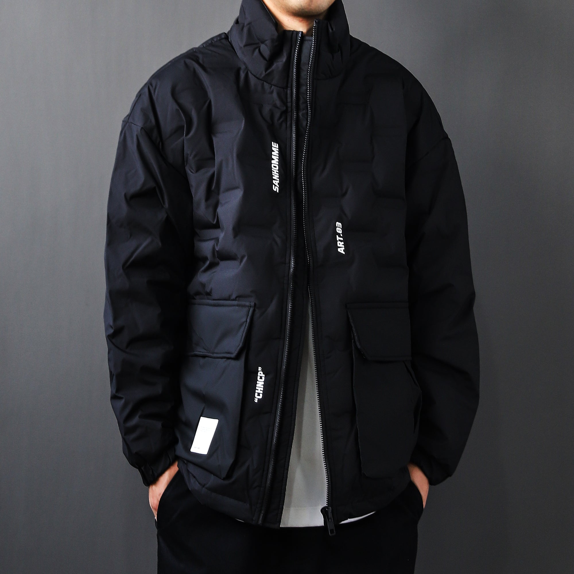 90 white duck down down jacket men's retro plus size light winter men's lightweight trendy couple stand-up collar jacket