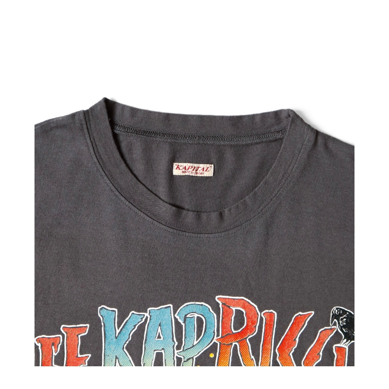 25SS Japanese casual Indian piano print wash crew neck short sleeve T-shirt