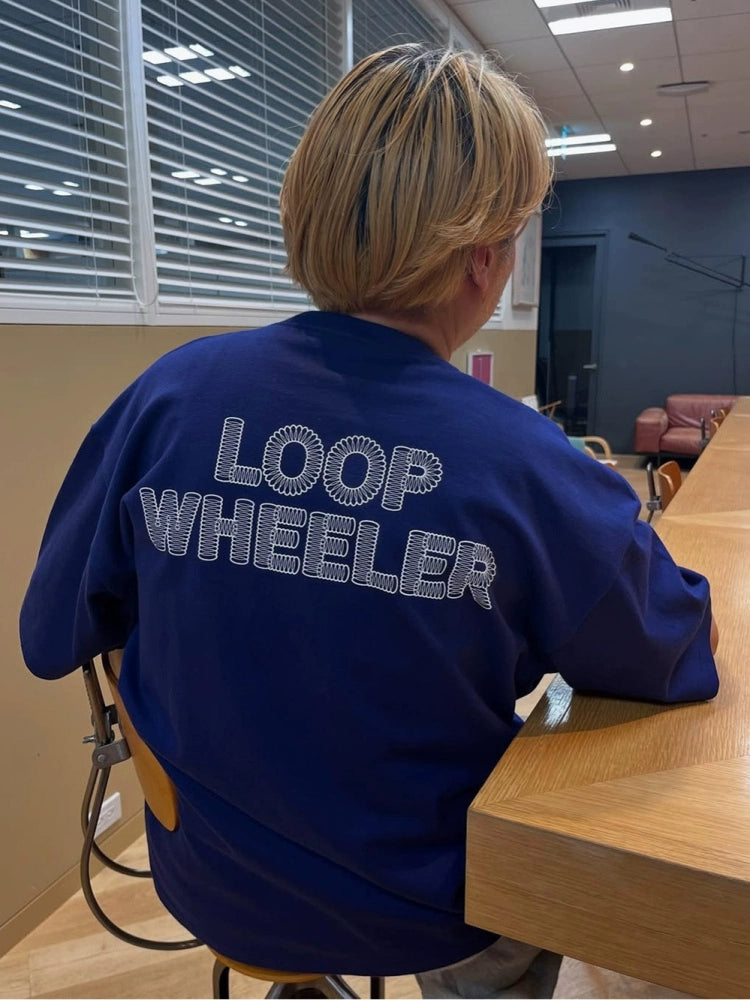 Japanese letter print short-sleeved T-shirt for men pure cotton loose casual T-shirt