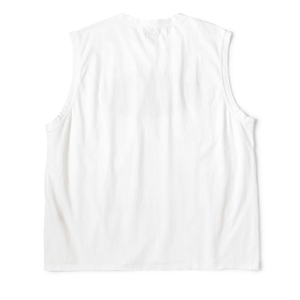 25SS Japanese casual fun print cotton loose crew neck sleeveless vest T-shirt