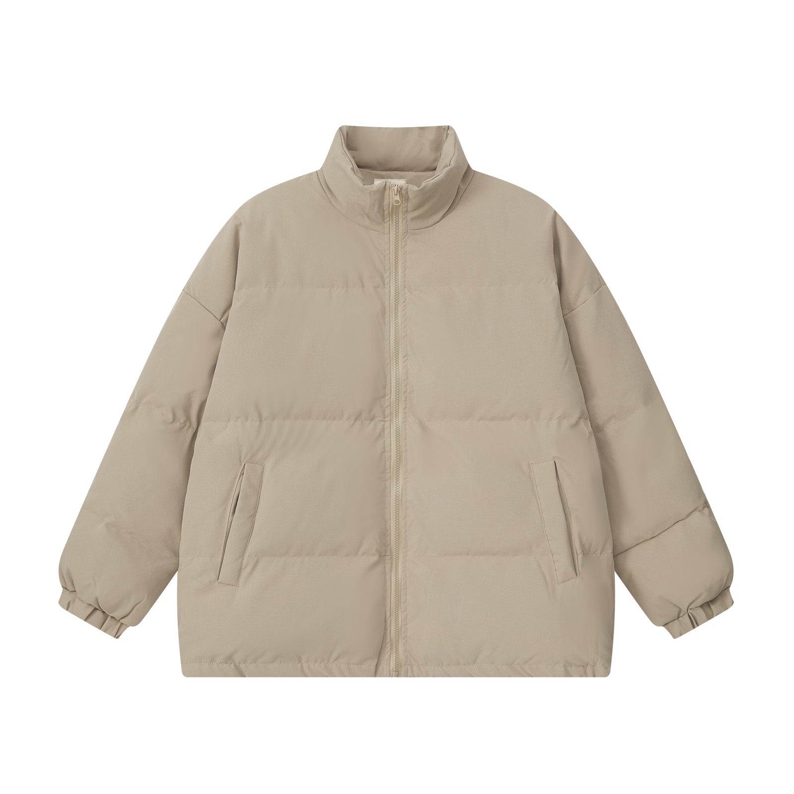 Fog hits the mountains, Japanese retro silhouette, cotton clothes, men's winter basics, bread clothes, simple and versatile, warm jackets, women