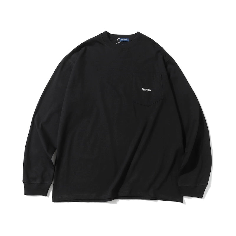 Japanese heavy long-sleeved T-shirt loose city boy