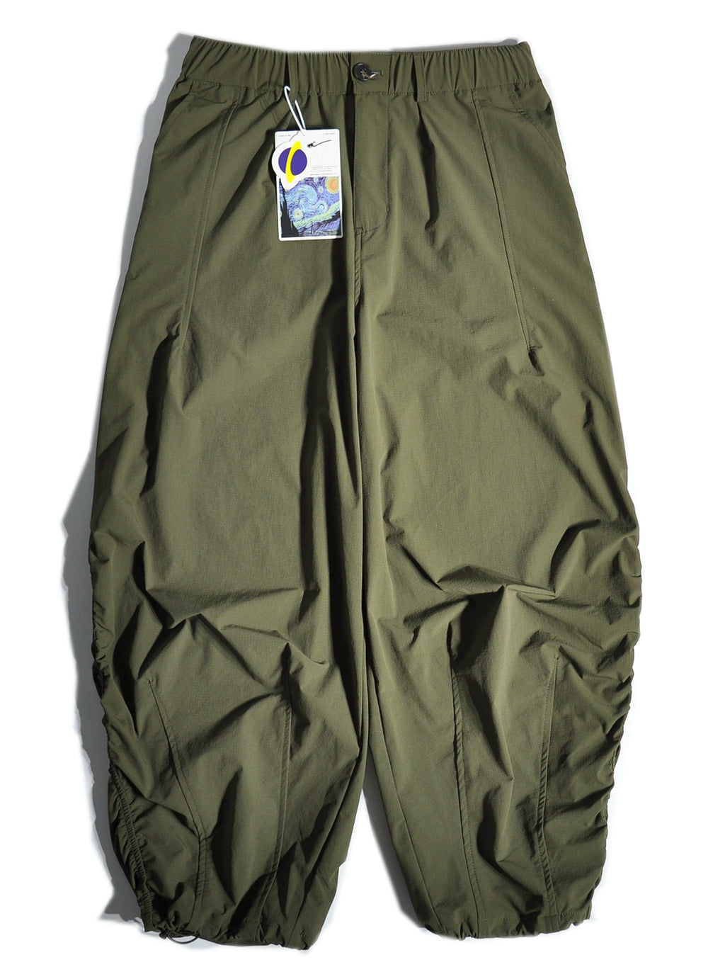 Japanese CityBoy Mountain Outdoor Functional Quick-Drying Wide-Leg Cargo Pants Loose Straight Drap Silhouette Leggings