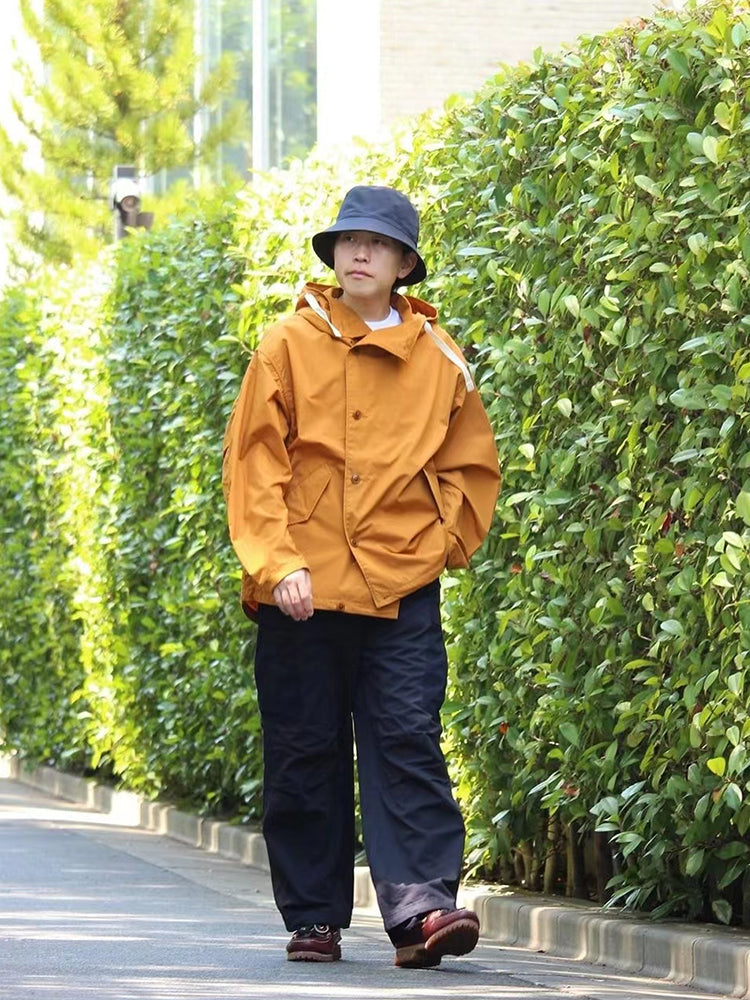 Japanese cityboy outdoor functional waterproof military style hooded jacket storm jacket