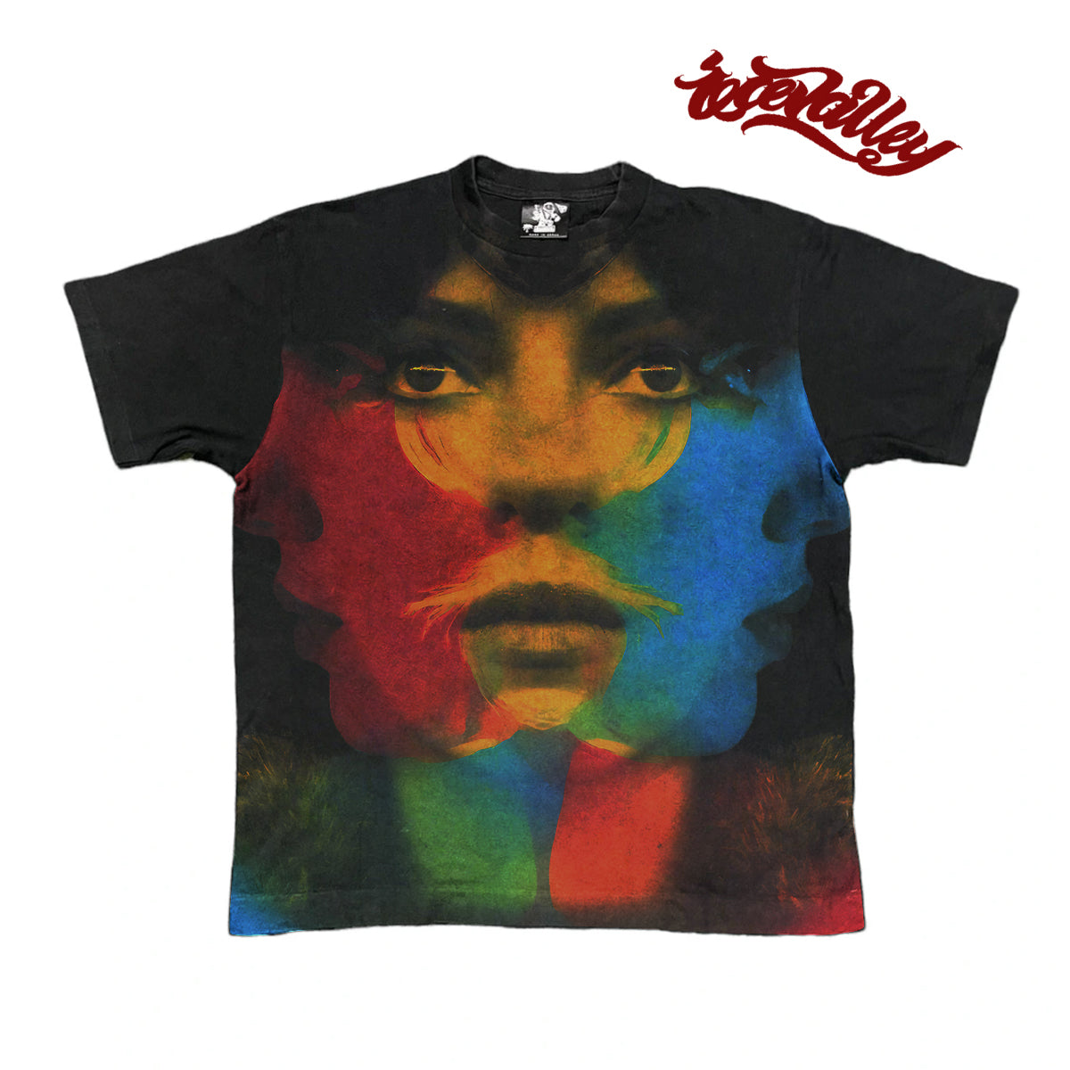 GOTHIC ROCK, CYBERPUNK GHOST, PORTRAIT, SHORT SLEEVE, AMERICAN HEAVYWEIGHT, LOOSE T