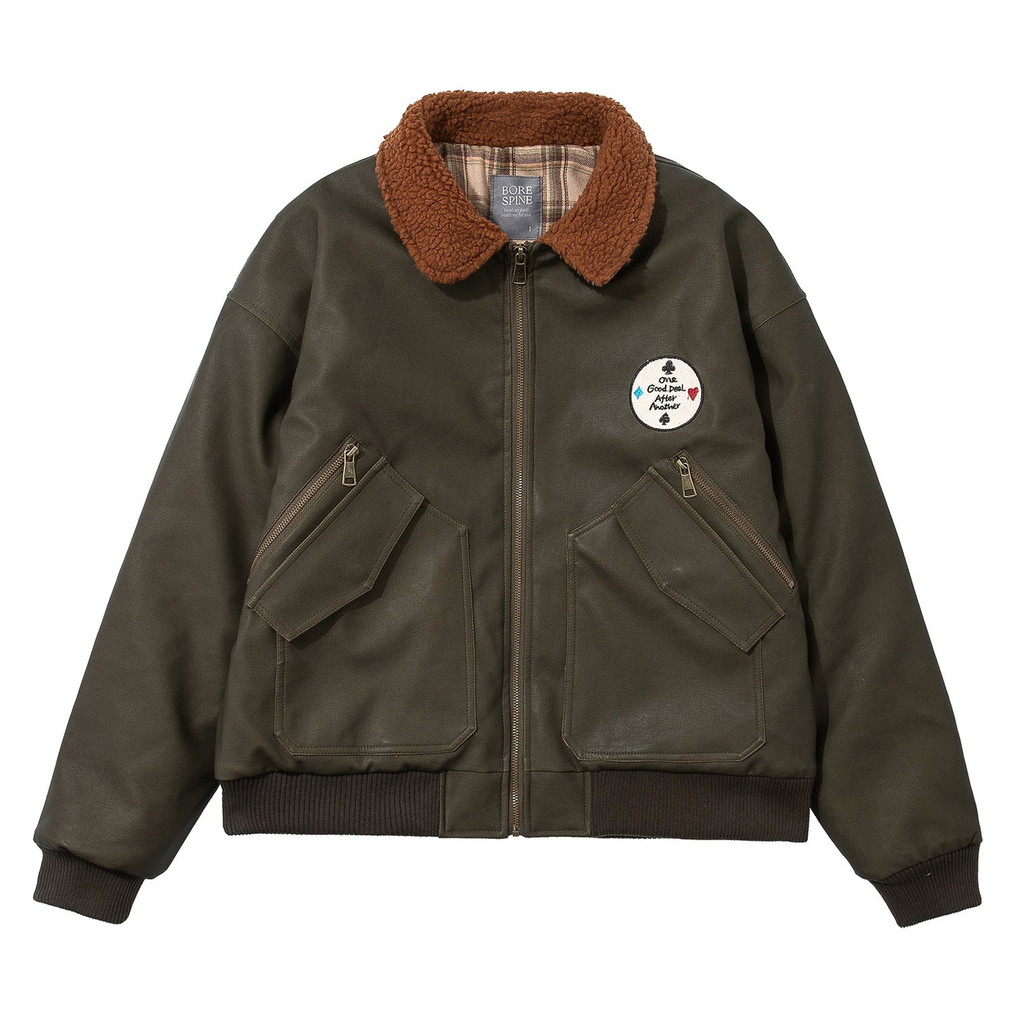 American Vintage Embroidery Cotton Jacket – Lambswool Men – Japanese vintage | yamalin clothes | Yamalinclothes