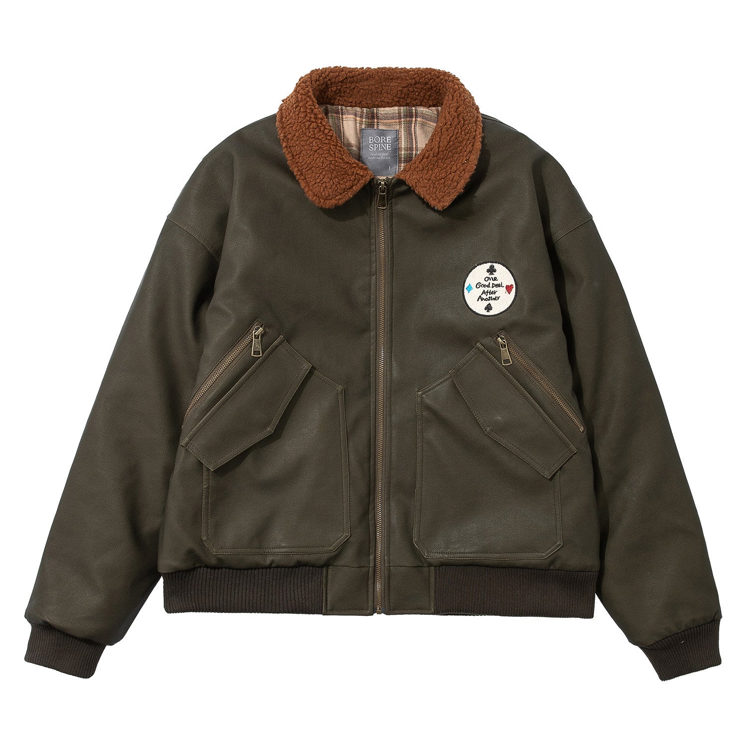American Vintage Embroidery Cotton Jacket – Lambswool Men – Japanese vintage | yamalin clothes | Yamalinclothes