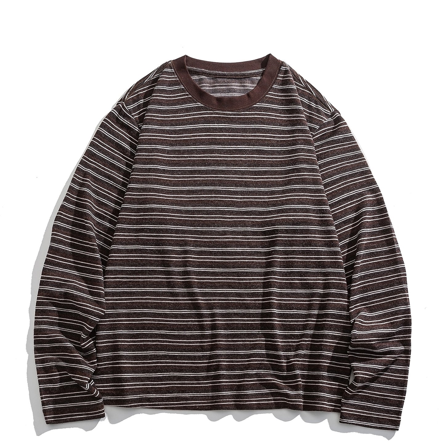 Japanese Vintage Stripe Long-Sleeve T-Shirt – Relaxed Unisex Base Layer Top