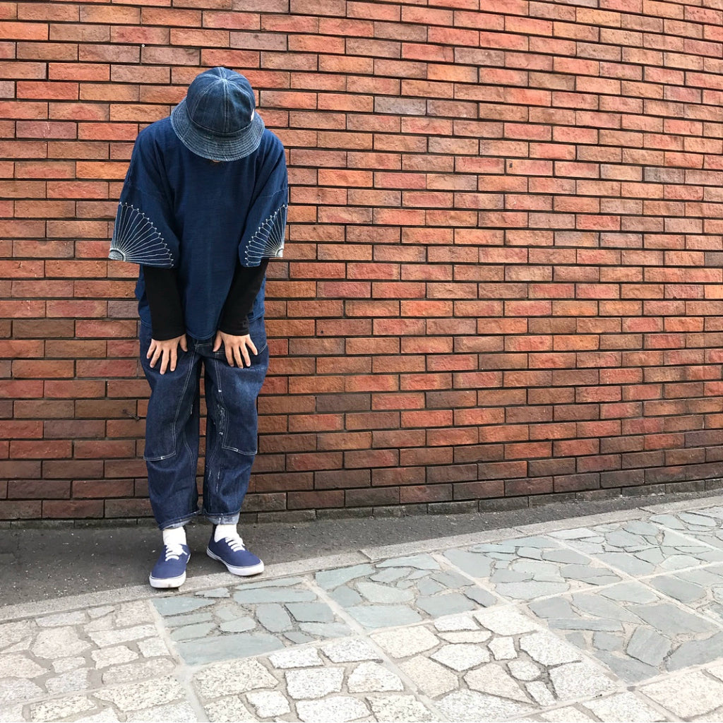 Tianzhu cotton embroidery pattern men and women same paragraph five-point sleeve T-shirt short sleeve