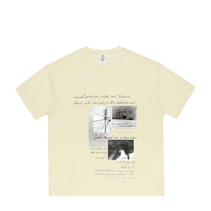 Loose Cotton Anime Print Short Sleeve Shirt – Niche Japanese Streetwear Graphic Tee for Men – Japanese vintage | yamalin clothes | Yamalinclothes
