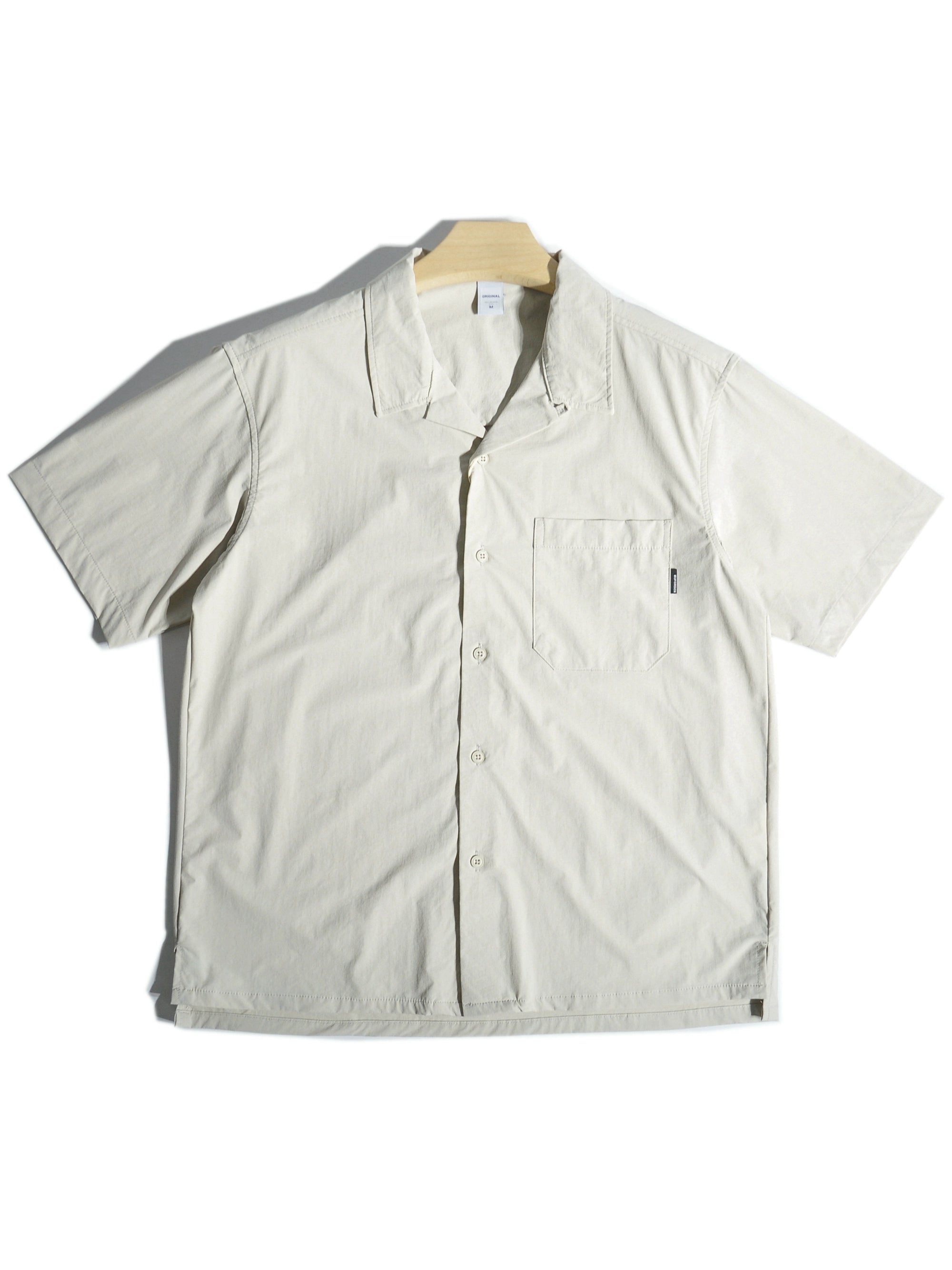 Cuban collar summer thin quick-drying short-sleeved shirt Japanese loose casual shirt
